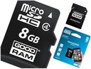 8 GB KARTA MICRO GOODRAM + SD ADAPTÉR