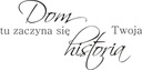 Nápis na nálepke na stenu - Home Your Story - 95