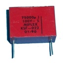 KONDENZÁTOR KSF-022 75nF 100V __ 10ks