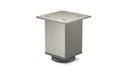 ALU NOHA NASTAVITEĽNÁ NÁBYTKOVÁ NOHA V - 60 MM INOX