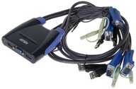 KVM prepínač 4x VGA + USB CS-64US