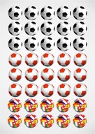 Nálepky na stenu BALLS! 40 kusov! Nálepky na stenu BALLS! 40 kusov!