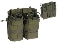 POUZDRO NA 4 ZÁSOBNÍKY AK-47 OTVORENÉ MIL-TEC OLIVOVÉ POUZDRO NA 4 ZÁSOBNÍKY AK-47 OTVORENÉ MIL-TEC OLIVOVÉ