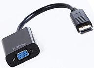 Analógový adaptér DP DisplayPort na VGA D-Sub