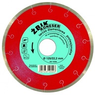 DIAMANTOVÝ DISK NA keramiku ŻBIK KONESER 125MM