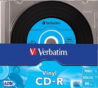 VERBATIM CD-R AZO VINYL 700MB 52X tenký 10ks AUDIO