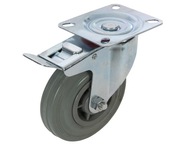 KOLESÁ BRZDA OTOČNÉ GUMOVÉ 125 mm KOLESÁ BRZDA OTOČNÉ GUMOVÉ 125 mm