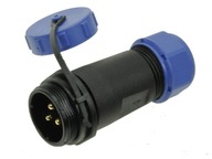 ZÁSTRČKA 3 pin 4,0mm2 30A 500V IP68 Weipu ZÁSTRČKA 3 pin 4,0mm2 30A 500V IP68 Weipu