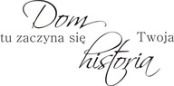Nápis na nálepke na stenu - Home Your Story - 95 Nápis na nálepke na stenu - Home Your Story - 95