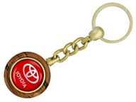 TOYOTA KEYRING KEYRING WOOD 9DTA TOYOTA KEYRING KEYRING WOOD 9DTA