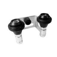 Horná rukoväť pre posuvnú bránu 40mm, 2 rolky