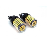 2x LED 3156, P27W 12-24V CANBUS oranžová sil