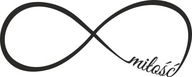 Dekoratívna samolepka na stenu INFINITY do obývačky 90 cm Dekoratívna samolepka na stenu INFINITY do obývačky 90 cm