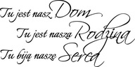 NÁLEPKA na stenu CITÁT Domček Family Hearts 200 cm NÁLEPKA na stenu CITÁT Domček Family Hearts 200 cm