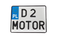 Doska motora - hliníková - váš nápis + zdarma Doska motora - hliníková - váš nápis + zdarma