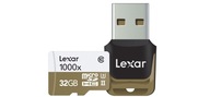 Lexar 32GB microSDHC 1000x 150MB/s + USB čítačka