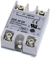 ELEKTRONICKÉ POLOVOSTAVOVÉ RELÉ SSR 40A ELEKTRONICKÉ POLOVOSTAVOVÉ RELÉ SSR 40A