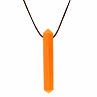 LOGOPEDICKÝ NÁHRDELNÍK ORANŽOVÝ NÁHRDELNÍK Z TVRDÉHO KRYŠTÁLU KRYPTO LOGOPEDICKÝ NÁHRDELNÍK ORANŽOVÝ NÁHRDELNÍK Z TVRDÉHO KRYŠTÁLU KRYPTO