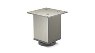 ALU NOHA NASTAVITEĽNÁ NÁBYTKOVÁ NOHA V - 60 MM INOX ALU NOHA NASTAVITEĽNÁ NÁBYTKOVÁ NOHA V - 60 MM INOX