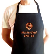Zástera s výšivkou mena darček MASTERCHEF barbecue VZORY Zástera s výšivkou mena darček MASTERCHEF barbecue VZORY