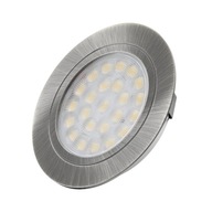 OVÁLNE zápustné LED svietidlo, 2W, brúsená oceľ, neutrálna farba svetla OVÁLNE zápustné LED svietidlo, 2W, brúsená oceľ, neutrálna farba svetla