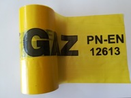 Páska, výstražná fólia, žltá GAZ