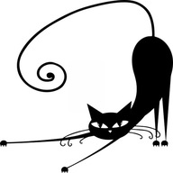Samolepka na stenu CAT mačky mačiatka 100 x 100 cm Samolepka na stenu CAT mačky mačiatka 100 x 100 cm
