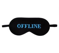 OFFLINE maska na tvár so zaviazanými očami na spánok OFFLINE maska na tvár so zaviazanými očami na spánok