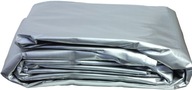 Plachta 160g Strieborná hrubá 4x4 MRAZU ODOLNÁ UV+++ Plachta 160g Strieborná hrubá 4x4 MRAZU ODOLNÁ UV+++