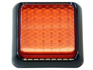 36 LED lampa S.Flux 10x10cm ČERVENÁ 12v 24v silná