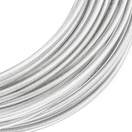 Lano Oceľové lano, NEREZ INOX, kyselinovzdorné PVC, 2/3 mm, 7x7, 30m, PLÁNO