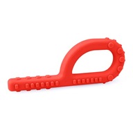 Terapeutické hryzátko ARK Grabber "P" s cvočkami, červená Very Soft Terapeutické hryzátko ARK Grabber "P" s cvočkami, červená Very Soft