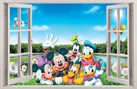 NÁLEPKY NA STENU Okno MICKEY MOUSE 56 70x46cm NÁLEPKY NA STENU Okno MICKEY MOUSE 56 70x46cm