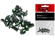 Brzdové kotúče ProX skrutky 12ks zelené skrutky