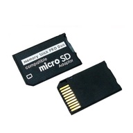 Micro SD MicroSD na MS ProDuo Pro Duo PSP adaptér