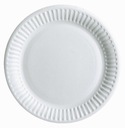 PAPIEROVÉ TANIERE 23 cm, jednorázové, 100 ks BIELE