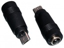 Zásuvka DC ADAPTÉRA 2,1 / 5,5 - zástrčka micro USB (3531)