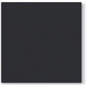 BLACK FLUSHELINE obrúsok, štvorcový papier, 40 cm x 40 cm