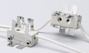 Držiak zásuvky Gy9.5 Gz9.5 4KV talianskej výroby. D3Y