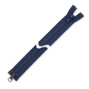 Dvojcestný zips, 85 cm, námornícka modrá