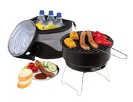 Prenosný turistický gril + termotaška 2v1, prehľadný skladací set Prenosný turistický gril + termotaška 2v1, prehľadný skladací set