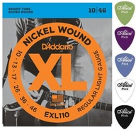 D'Addario EXL110 10-46 strún elektr. + 5 PICKS