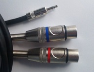 IMG stereo kábel mini Jack 3,5S/2XLR samica 3m