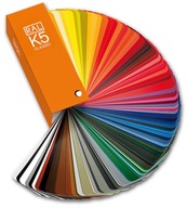 Ukážka vzorky RAL K5 lesklá 215 farieb Ukážka vzorky RAL K5 lesklá 215 farieb