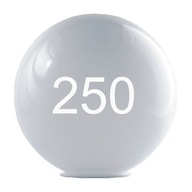 Záhradné tienidlo WHITE BALL 250 k-120 PMMA