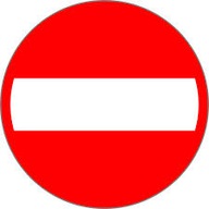 Dopravná značka zákaz vjazdu B2 60cm