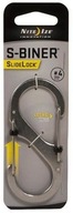 Karabína Nite Ize SlideLock S-Biner 4 STEEL Karabína Nite Ize SlideLock S-Biner 4 STEEL