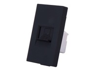 B-LINE DLX ČIERNY POČÍTAČ LAN RJ45 CAT6 ZÁSUVKA B-LINE DLX ČIERNY POČÍTAČ LAN RJ45 CAT6 ZÁSUVKA