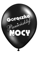 PartyDeco balóniky SB14P-241-010-6 čierne 6 ks.