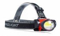 čelovka COB LED čelovka 300lm 100m výkon čelovka COB LED čelovka 300lm 100m výkon